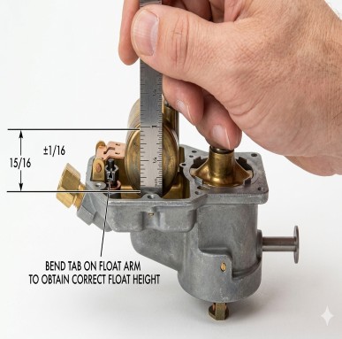Autolite 1100 Float Adjustment