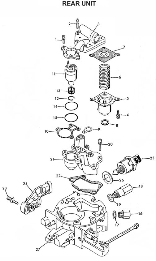 Camaro & Firebird Fuel Injector Exploded
