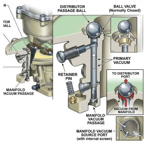 Holley 1901 Vacuum Passages