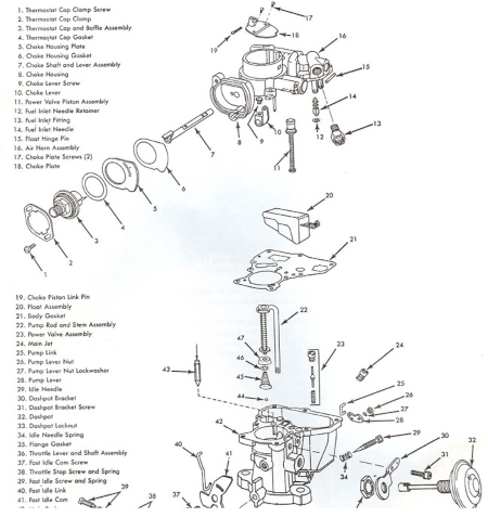 Holley 1909 Carburetor Diagram
