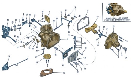Holley 1931 Exploded