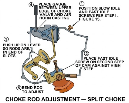 Rochester 2 Jet Split Choke Adjust