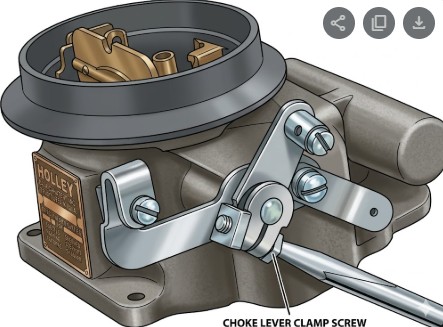 Holley 2110 Choke Lever
