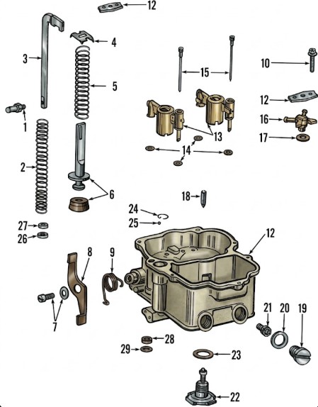 Holley 2210 Exploded View