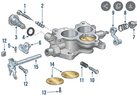 Holley 2110 Throttle Body