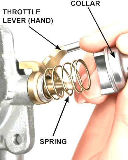 Holley 2210 Throttle Lever