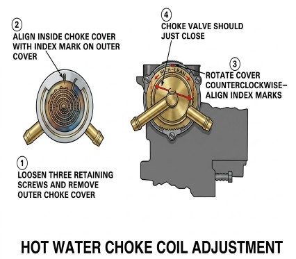 2 Jet Hot Water Choke Adjust