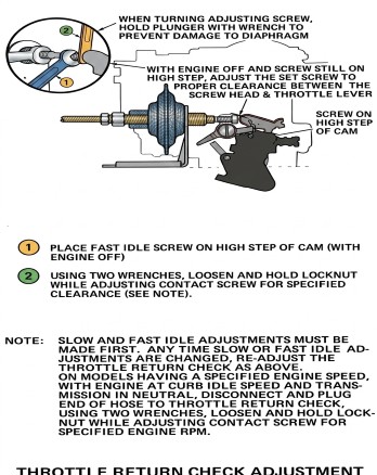 2 Jet Throttle Return Adjustment