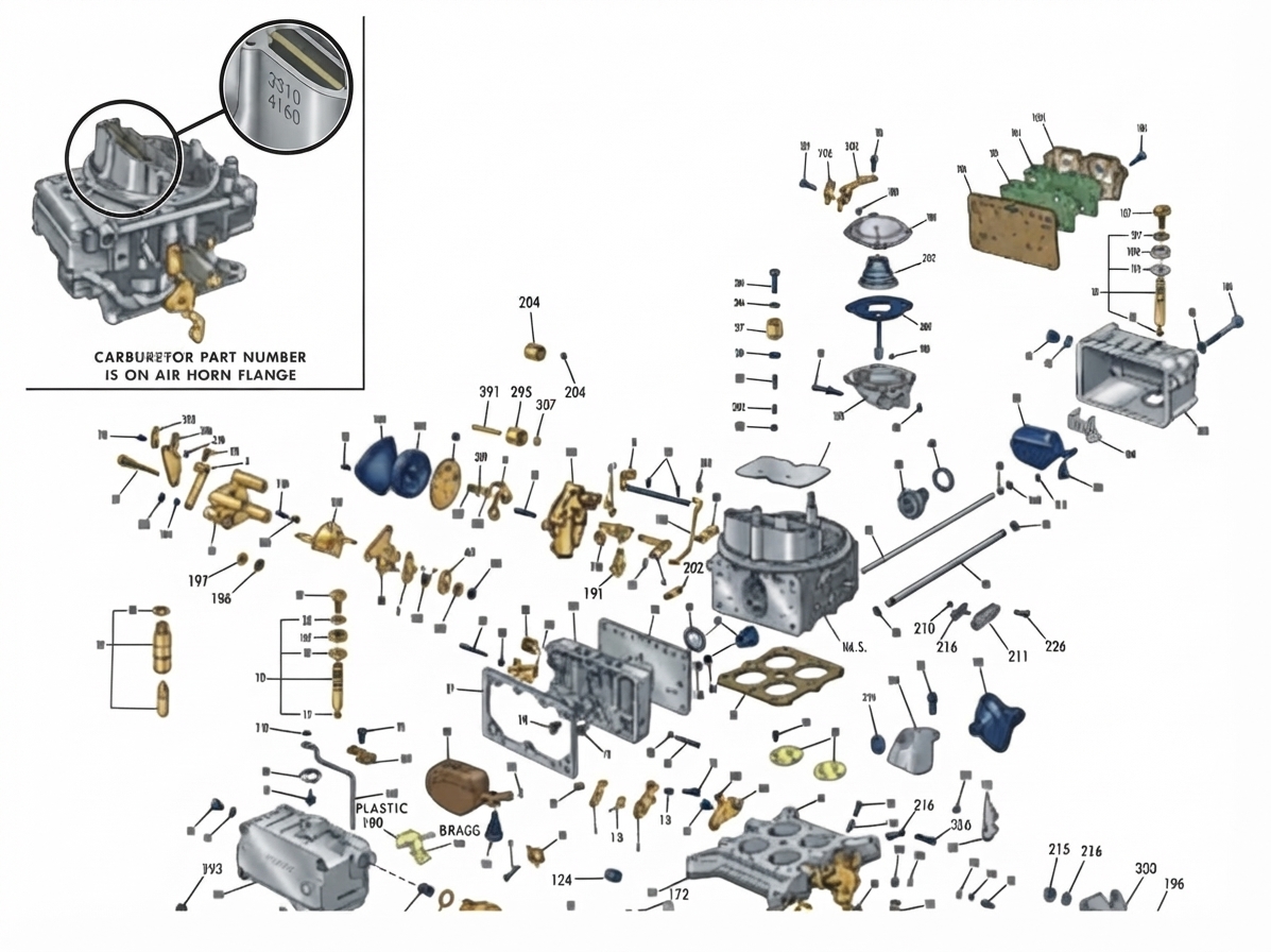 Holley 4160 Exploded View