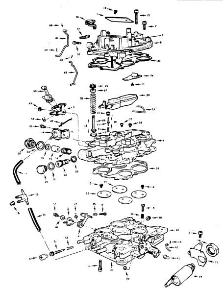 Holley 4360 Exploded