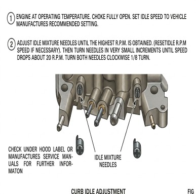 Holley 4360 Idle Mixture