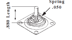 2150 Accelerator Pump Diaphragm