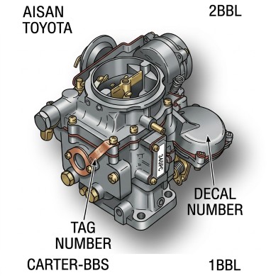Aisan Carburetor ID