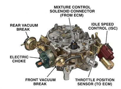 Quadrajet Electronic Carburetor