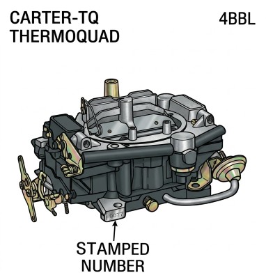 Carter Thermoquad TQ Carburetor Kit