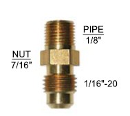 Choke Repair Brass Fitting - 1/8