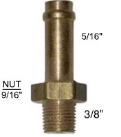 Brass Fuel Inlet Fitting 90-132