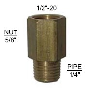Brass Adaptor Fitting - Nissan - 90-137