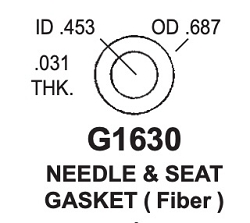 Needle and Seat Gasket G1630