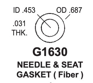 Needle and Seat Gasket G1630