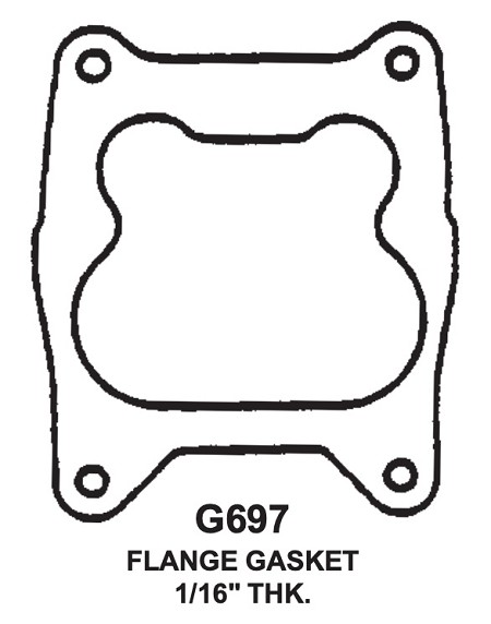 Rochester Quadrajet Flange Gasket G697